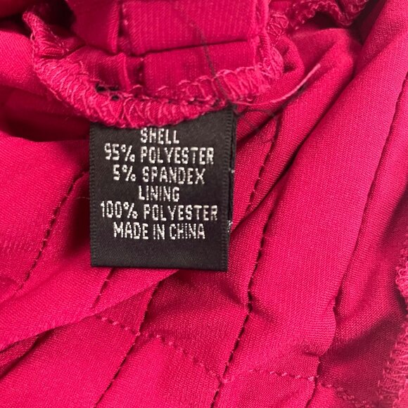 Adriana Papell Womens Textured Sheath Dress V-Neck Cap Sleeve Plum Size 4 New - Picture 9 of 9